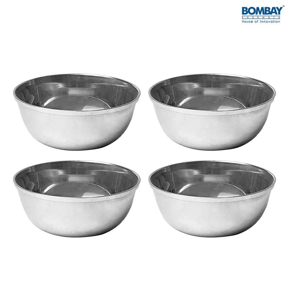 Stainless Steel Vati, Bowl - Pack of 4