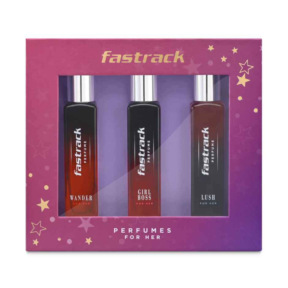 Fastrack Gift Pack Perfume Combo For Women (Girl Boss, Lush, Wander)