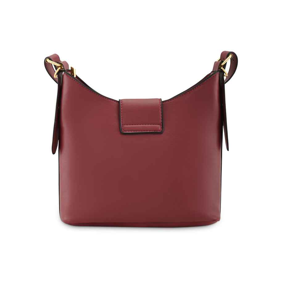 Fastrack Women's Structured Hobo Bag | Maroon