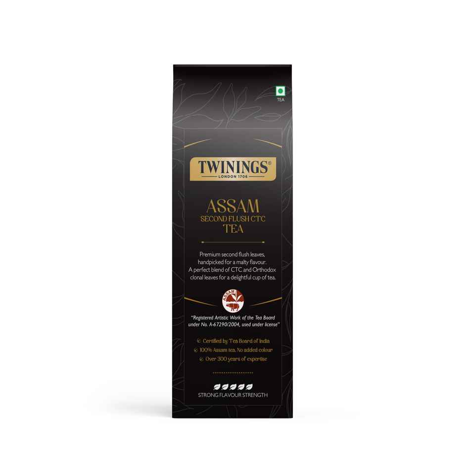 Twinings Assam Second Flush Ctc Tea | 100% Assam Tea| Premium Black Tea | Strong Flavour Strength