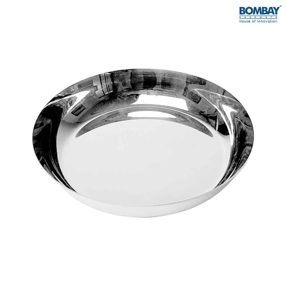 Bombay Kookware Stainless Steel Sneha Small Plate Set Of 1