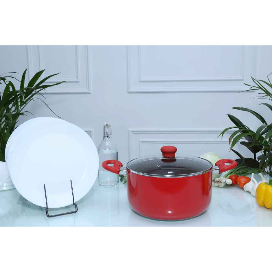 Bombay Kookware Biriyani Pot | 24 cm | 4 L | Induction Compatible | Induction Bottom