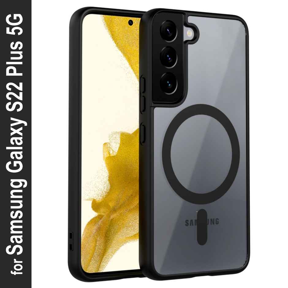 Zapcase Back Cover for Samsung Galaxy S22 Plus 5G | MagSafe-Black