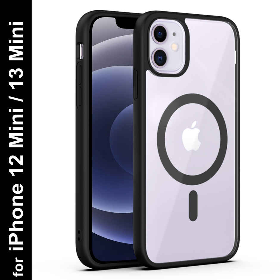 Zapcase Back Cover for Apple iPhone 12 Mini | MagSafe-Black
