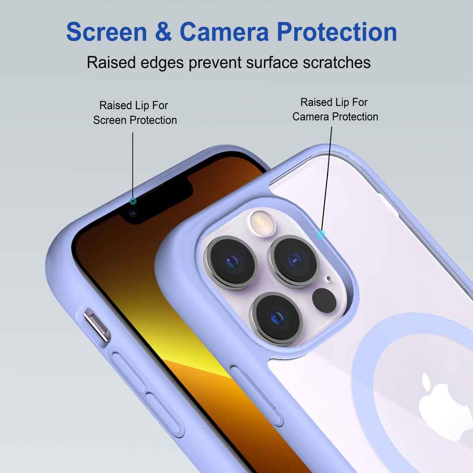 Zapcase Back Cover For Apple Iphone 13 Pro (MagSafe-Sierrablue)