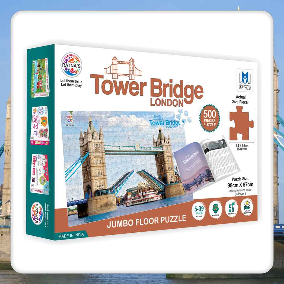 Ratna's Tower Bridge London Jigsaw | 500 Pcs | Assorted