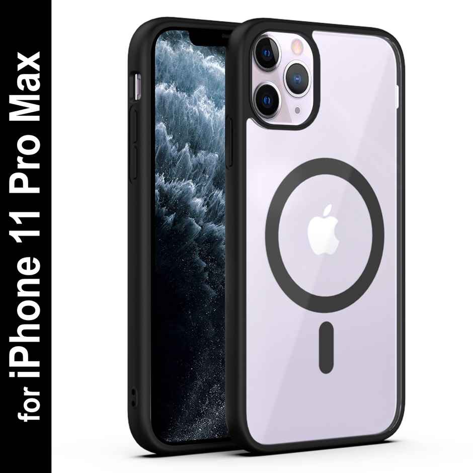 Zapcase Back Cover for Apple iPhone 11 Pro Max | MagSafe-Black