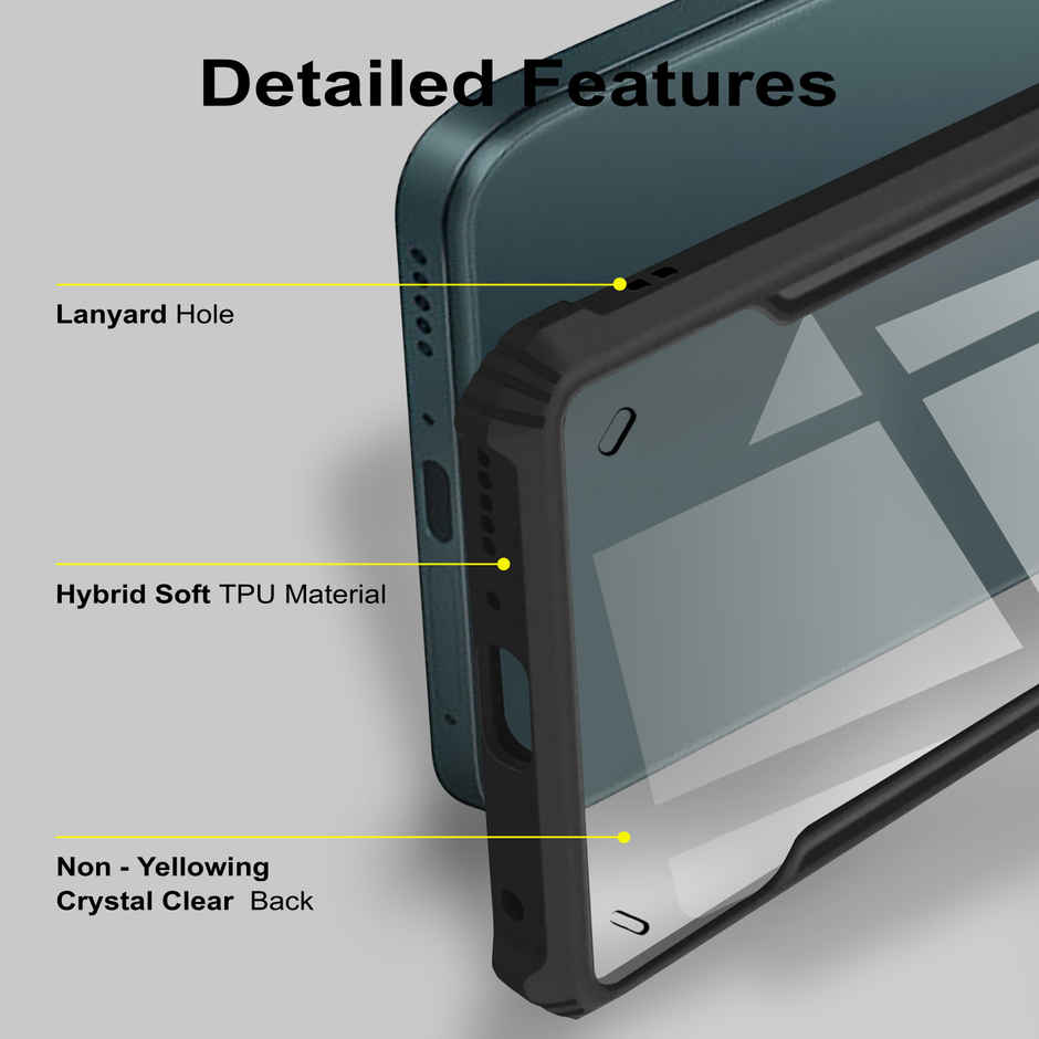 Zapcase Back Cover for Motorola Moto G35 5G | Matte-Black