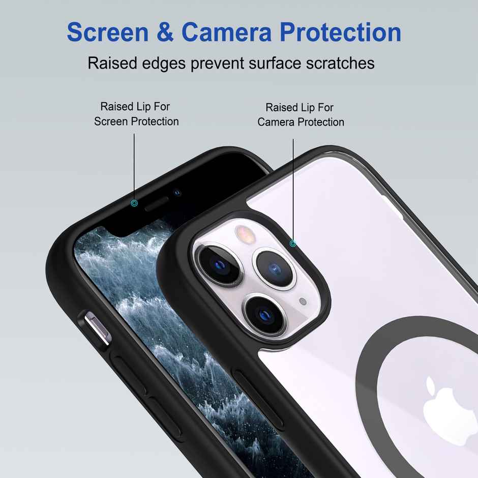 Zapcase Back Cover for Apple iPhone 11 Pro | MagSafe-Black