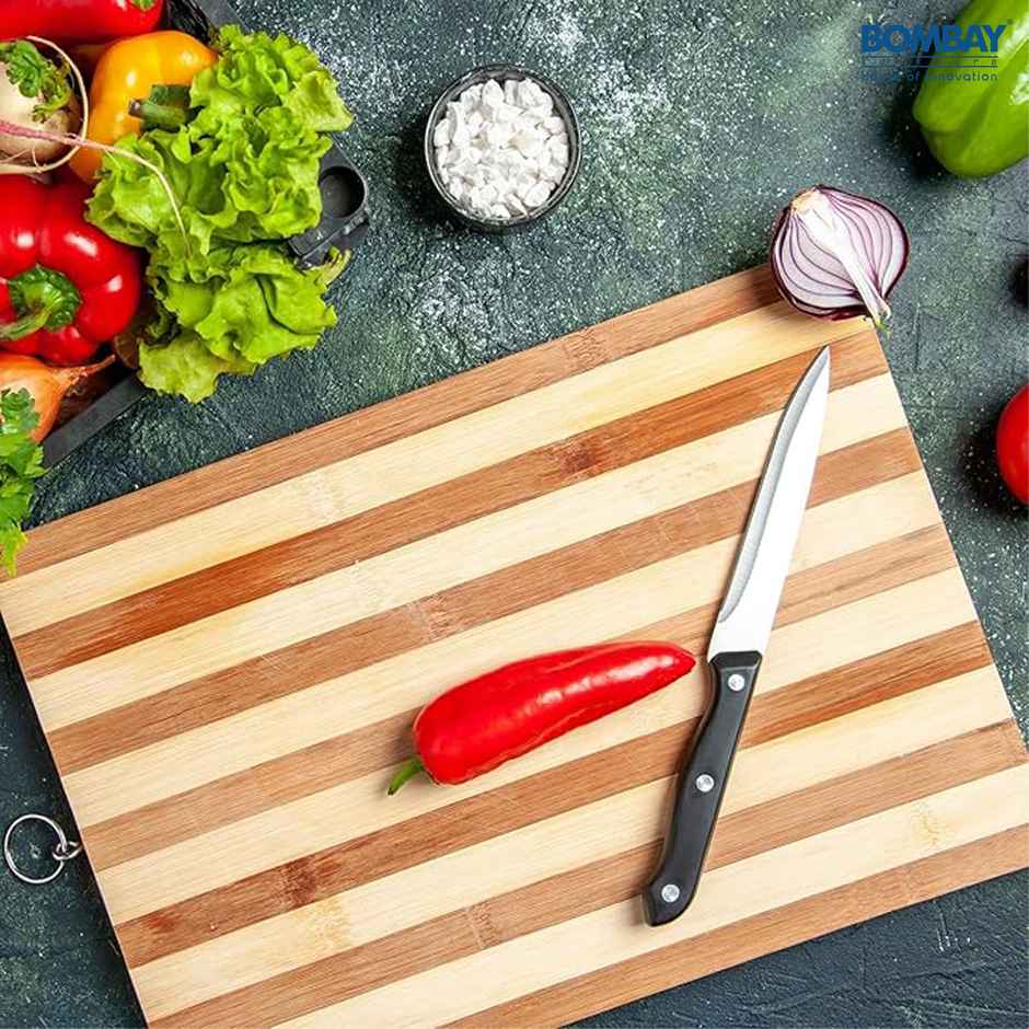 Wooden Chopping Board for Kitchen for chopping of Vegetable | Fruits | 24x34 Cm