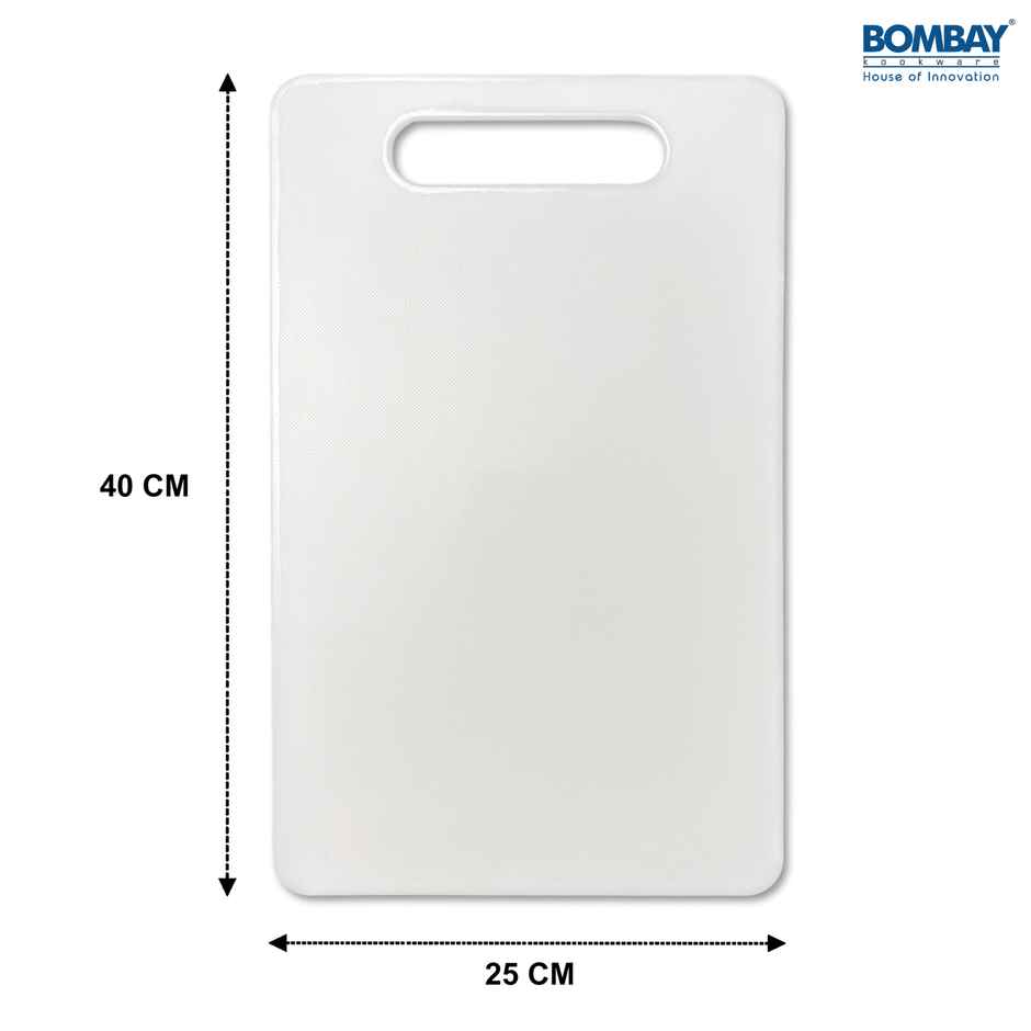 Chopping Board Plastic White 40x25 Cm