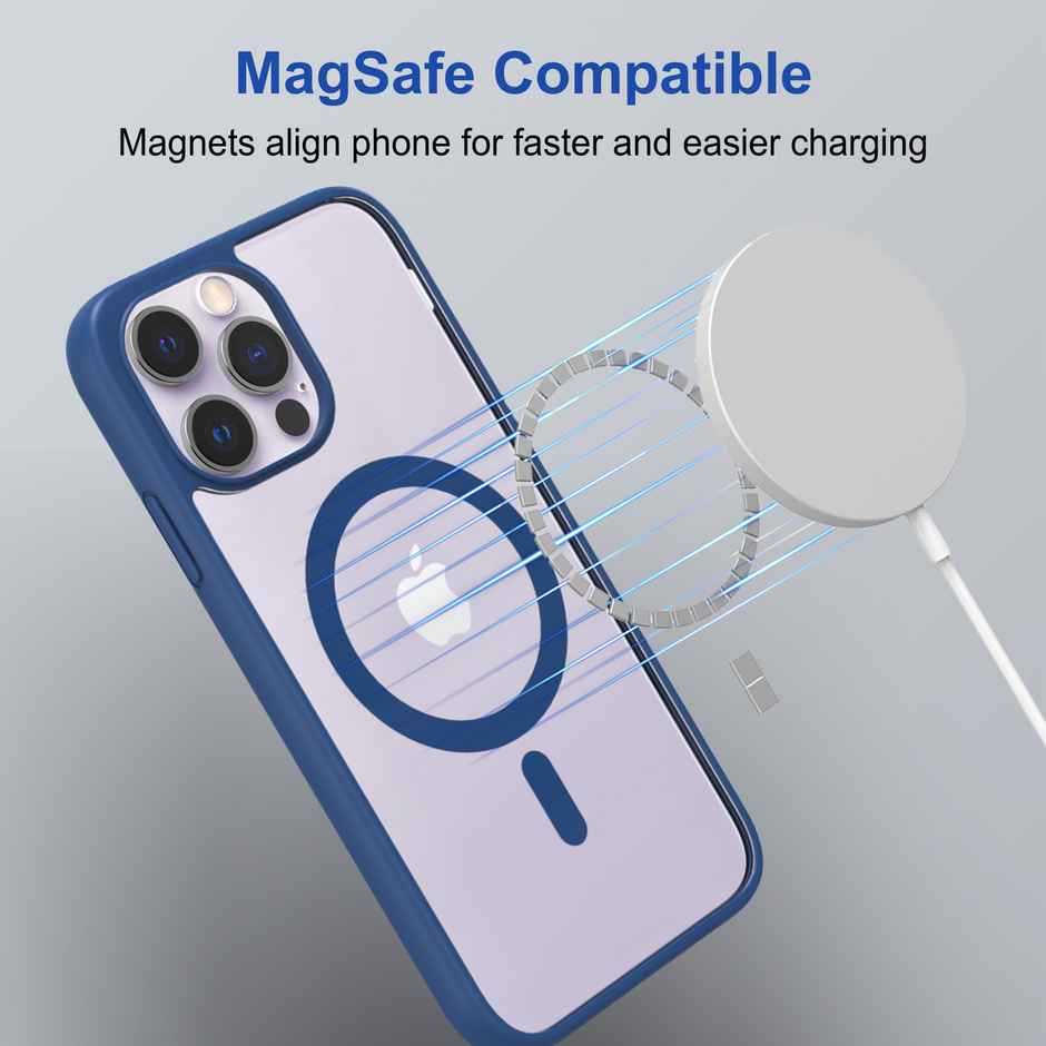 Zapcase Back Cover for Apple iPhone 12 Pro Max | MagSafe-Blue