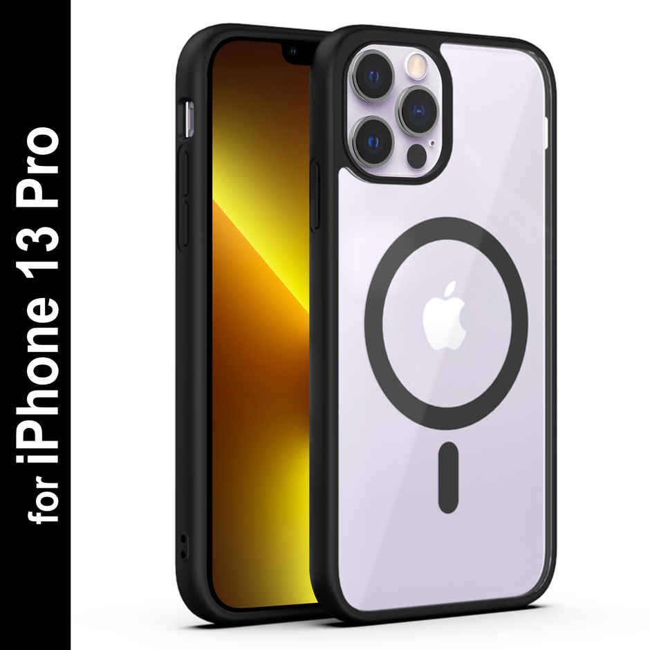 Zapcase Back Cover For Apple Iphone 13 Pro (MagSafe-Black)