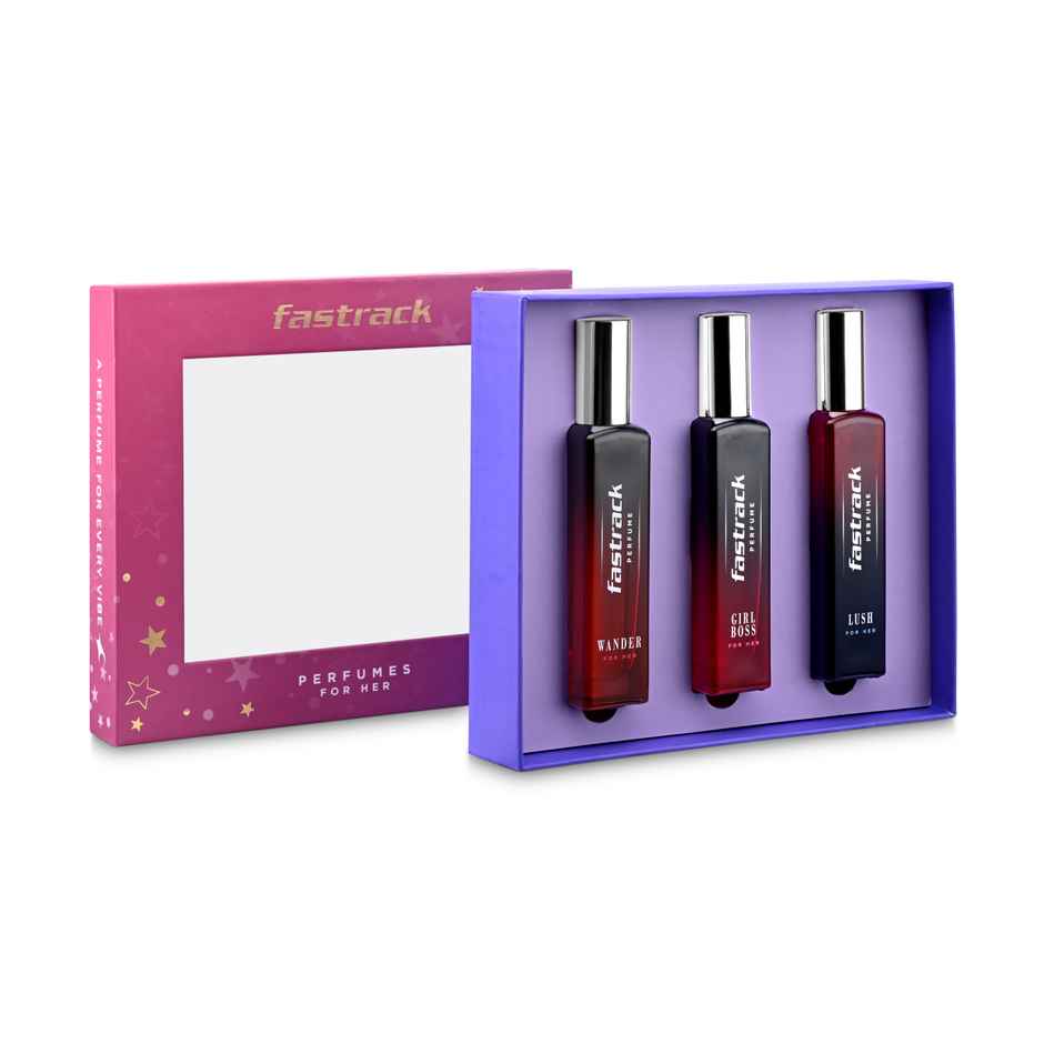 Fastrack Gift Pack Perfume Combo For Women (Girl Boss, Lush, Wander)