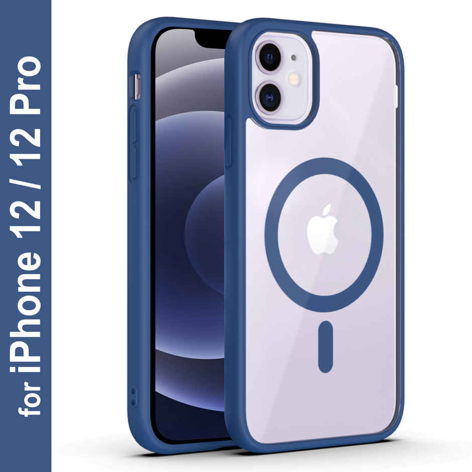 Zapcase Back Cover for Apple iPhone 12 | MagSafe-Blue