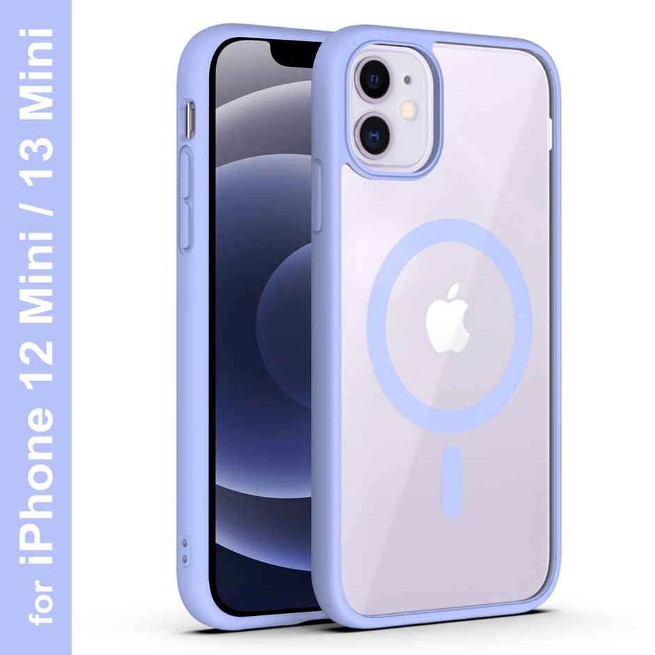 Zapcase Back Cover for Apple iPhone 12 Mini | Apple iPhone 13 Mini | MagSafe-Sierrablue