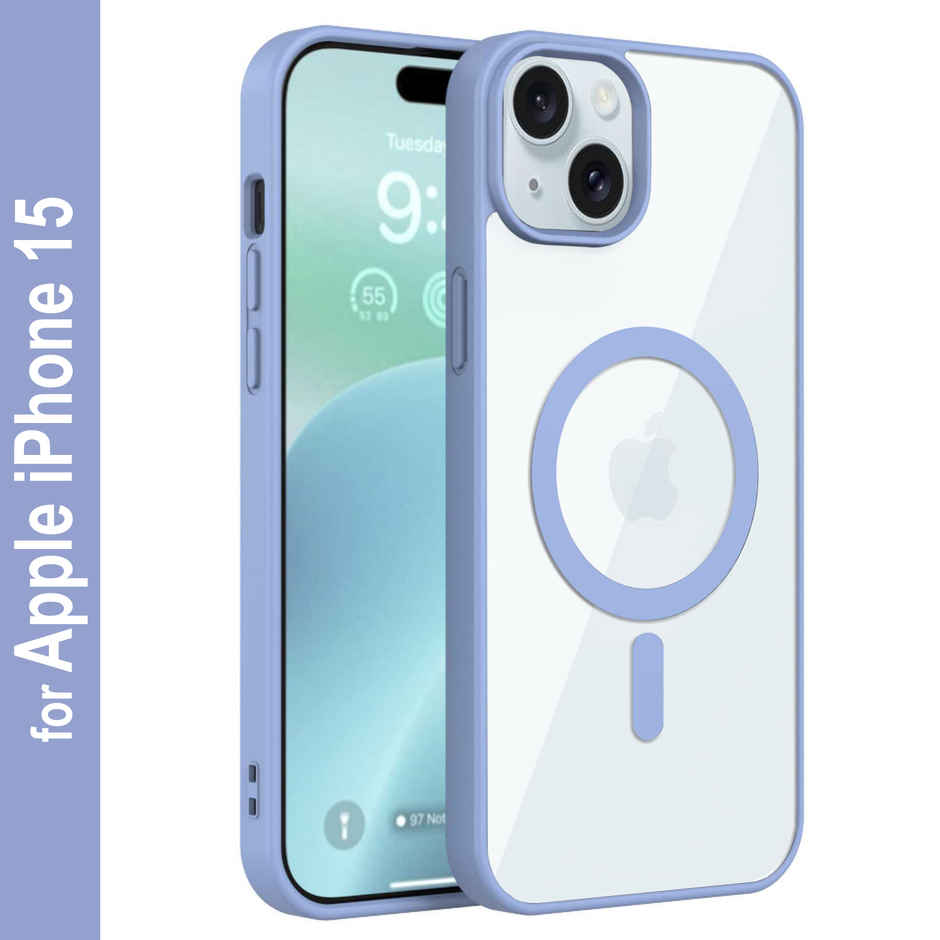 Zapcase Back Cover for Apple iPhone 15 | MagSafe-Sierrablue