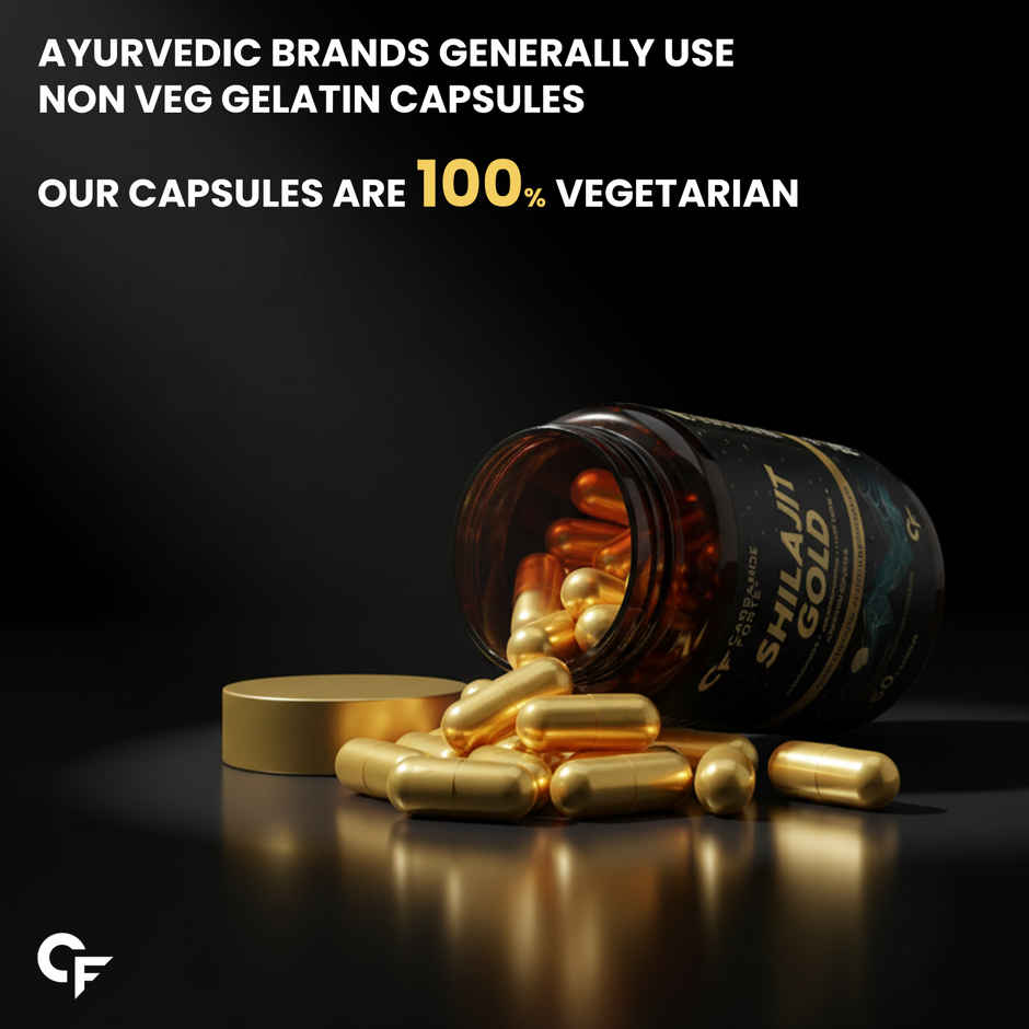 Carbamide Forte Shilajit Gold Capsules For Men