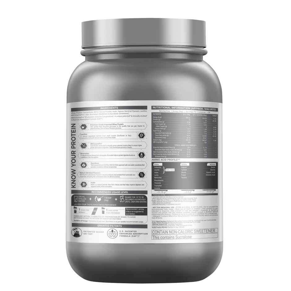MuscleBlaze Biozyme Performance Whey Protein Powder (Rich Chocolate)