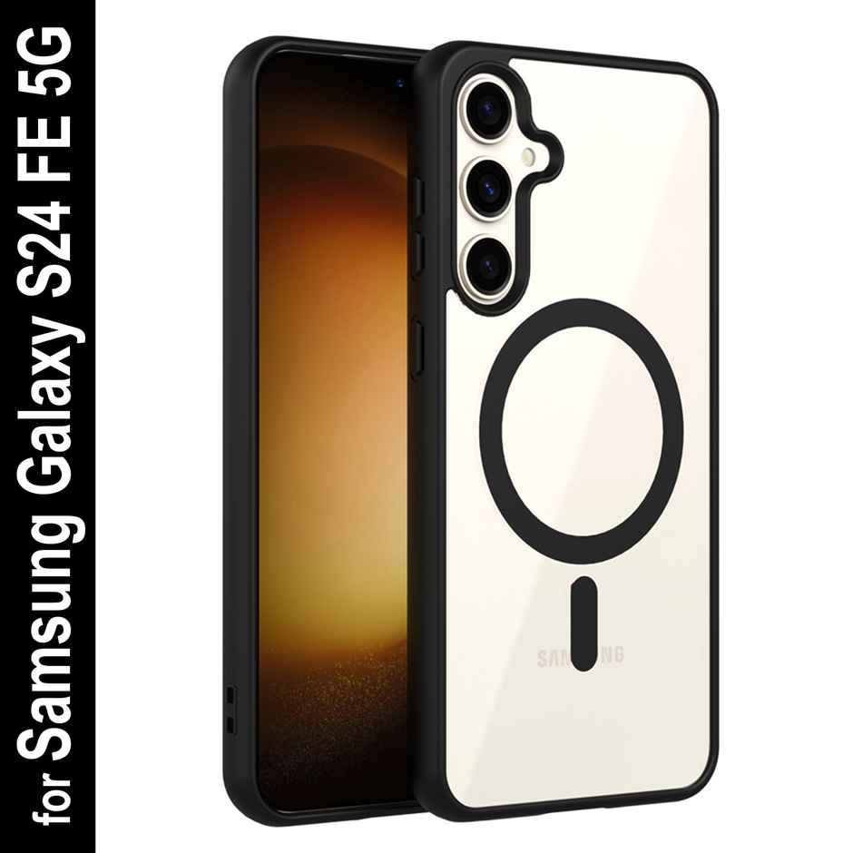 Zapcase Back Cover for Samsung Galaxy S24 FE 5G | MagSafe-Black
