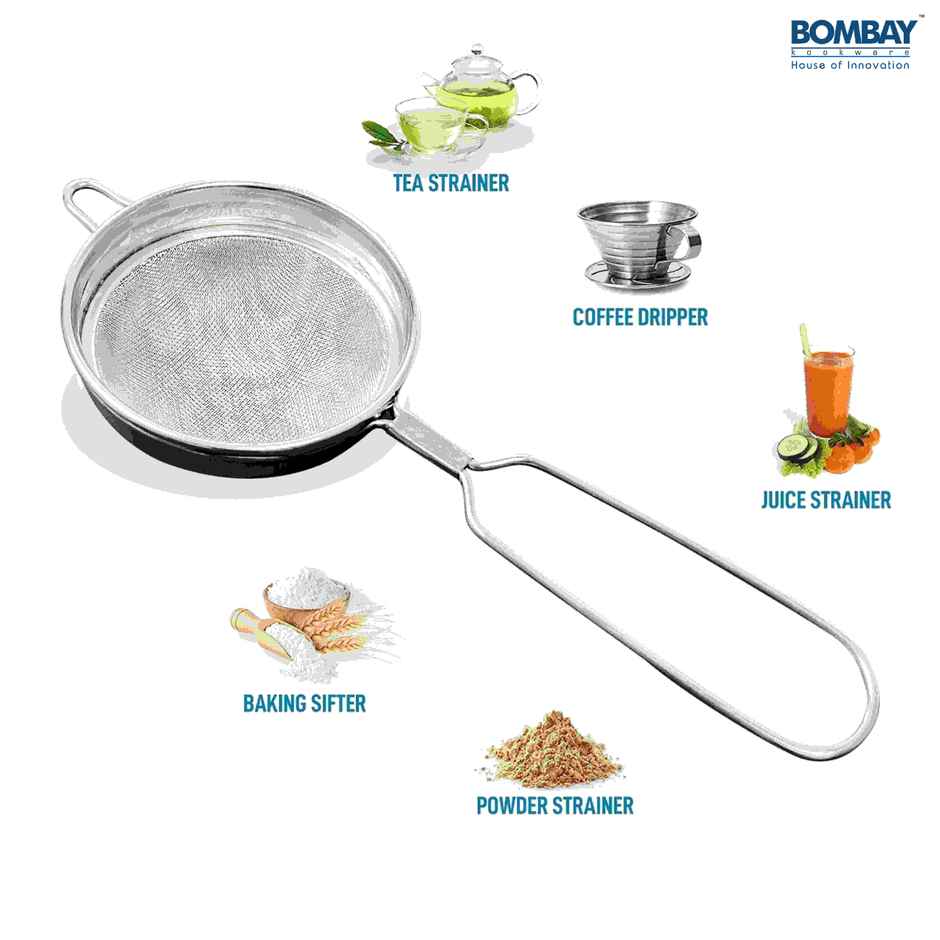 Bombay Kookware Stainless Steel Strainer (Ss 304 Net)