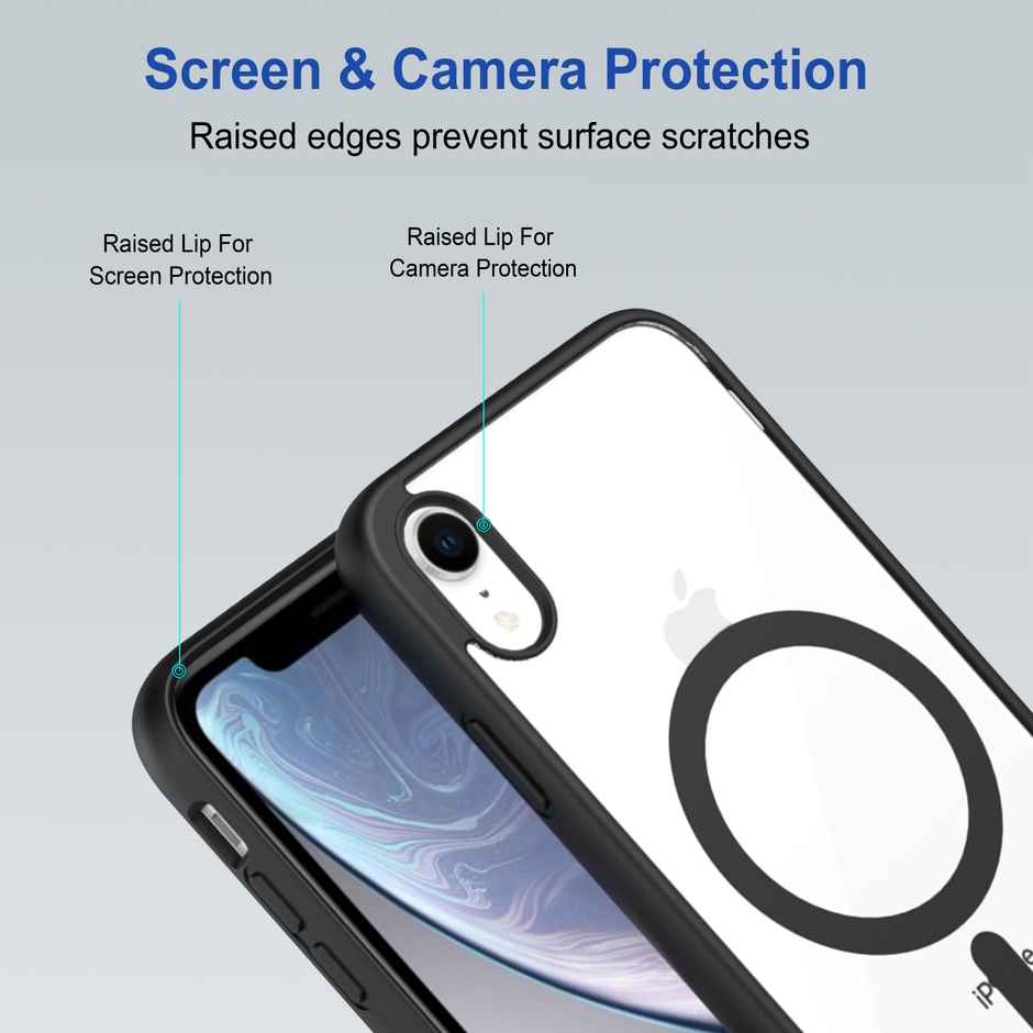 Zapcase Back Cover for Apple iPhone XR | MagSafe-Black