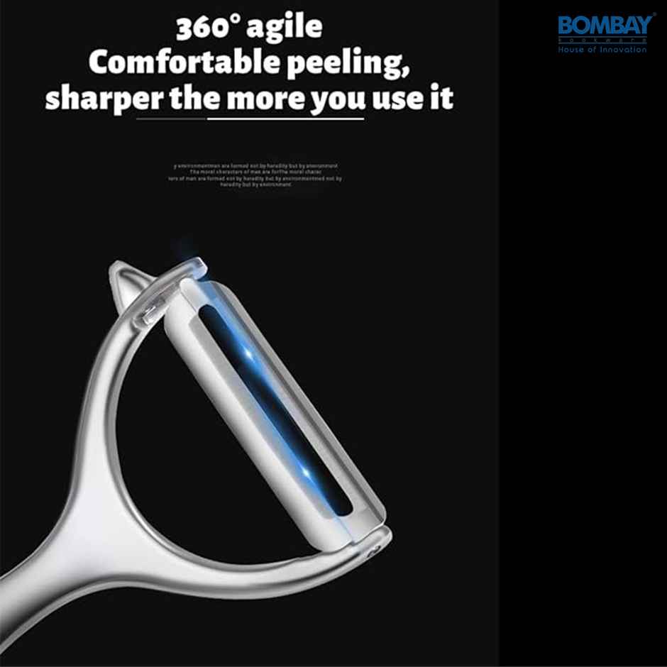 Fruit and Vegetable Peeler for Kitchen | Stainless Steel Sharp Swivel Blades