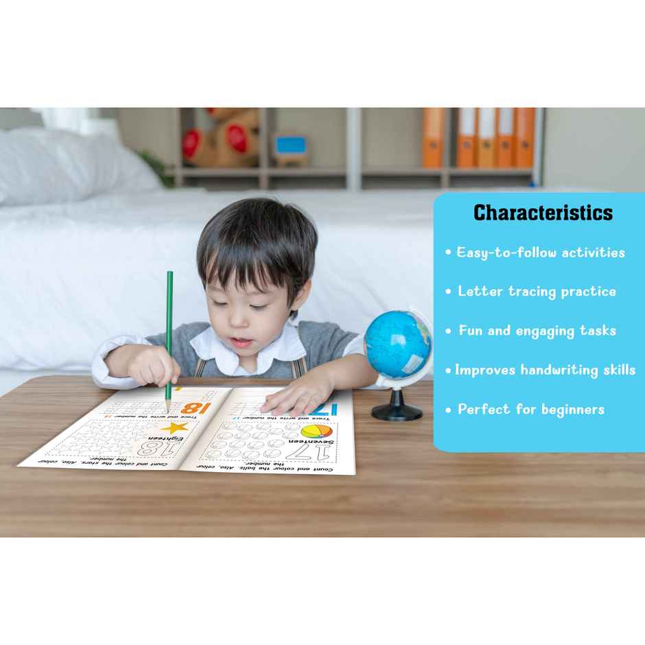 My First Book Of Writing Numbers 1-20 with Activities | Activity Workbook | Writing Practice Book