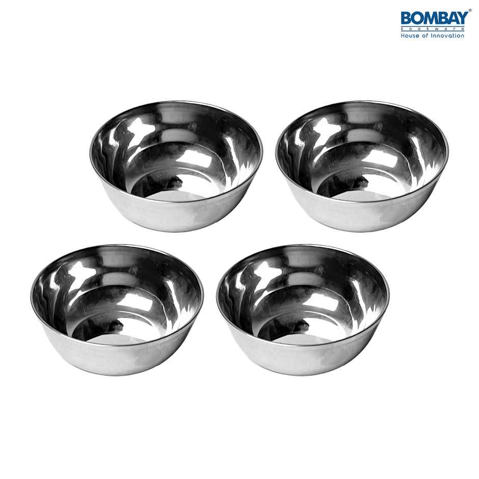 Stainless Steel Vati, Bowl - Pack of 4