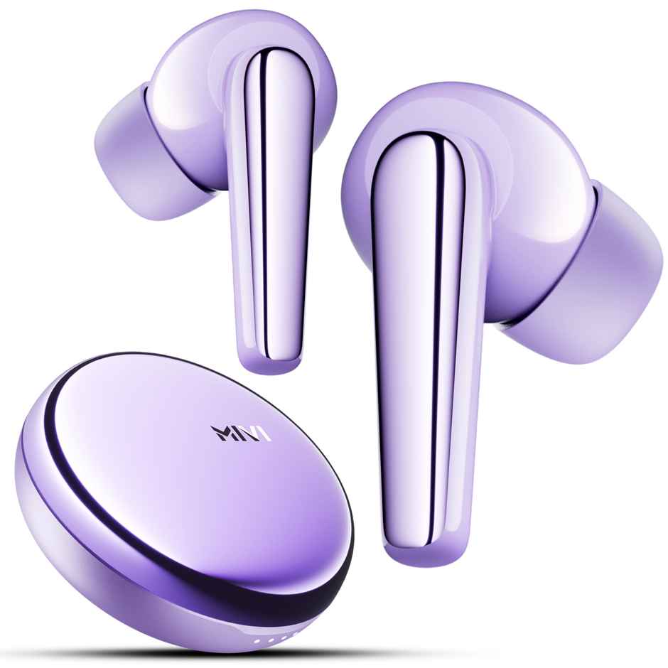 Mivi Superpods Dueto (Flagship Launch), Dual Drivers, 13Mm Woofer, 6Mm Tweeter Earbuds Bt -Lavender