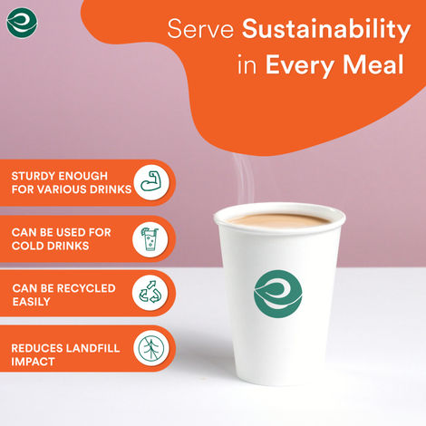 ECO SOUL 250 ml | 25 Count | Disposable Cup/Glass