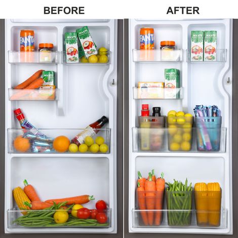 2Mech Plastic Classic Fridge Side Door Organizer