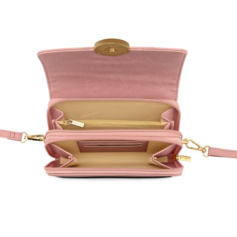 Fastrack Women's Quilted Envelope Clutch | Pink