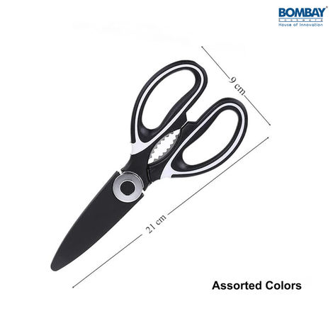 Kitchen Scissor for General Use | Stainless Steel Multi-Function Scissor | Assorted
