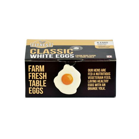 Fitnest Classic White Eggs - Pack Of 6