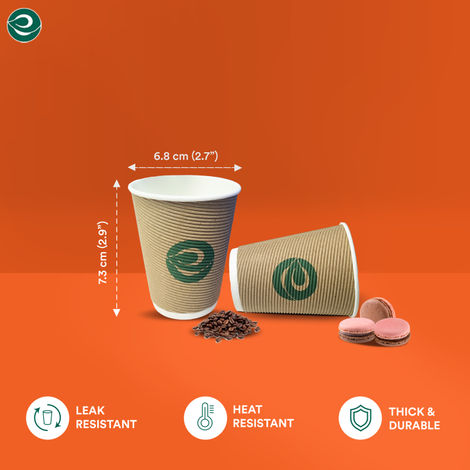 ECO SOUL 150 ml | 25 Count | Disposable Cup/Glass