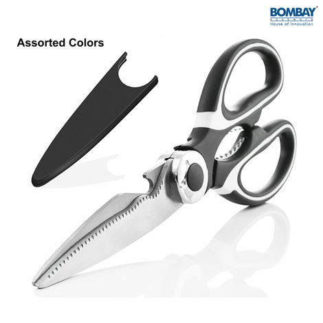 Kitchen Scissor for General Use | Stainless Steel Multi-Function Scissor | Assorted