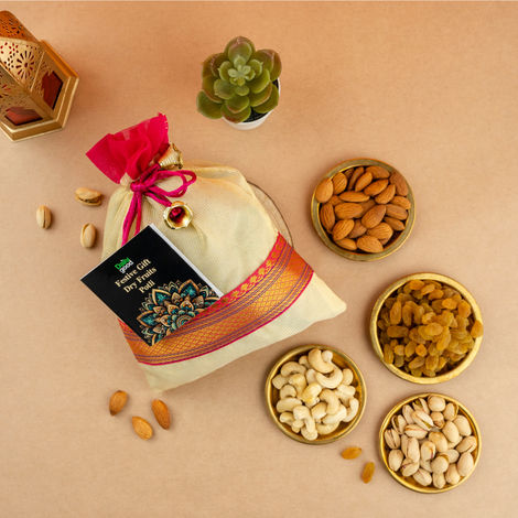 Daily Good Festive Dry Fruit Gift Pack Potli