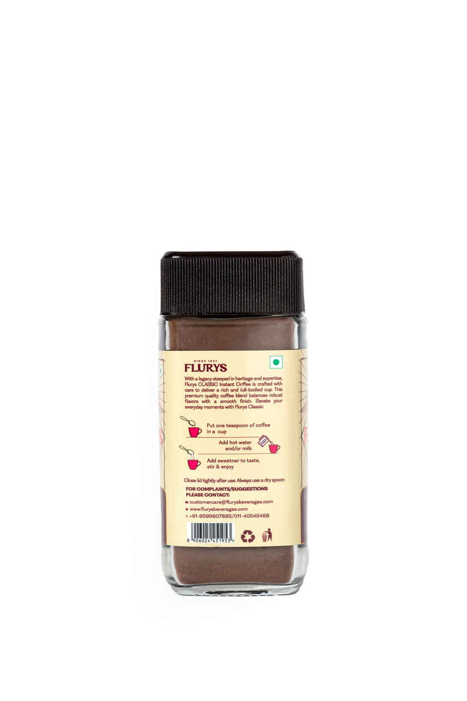 Flurys Classic Coffee Instant Coffee