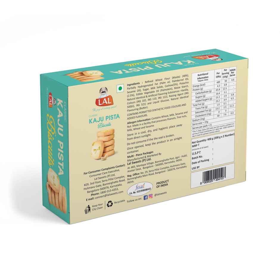 Lal Kaju Pista Biscuits Classic