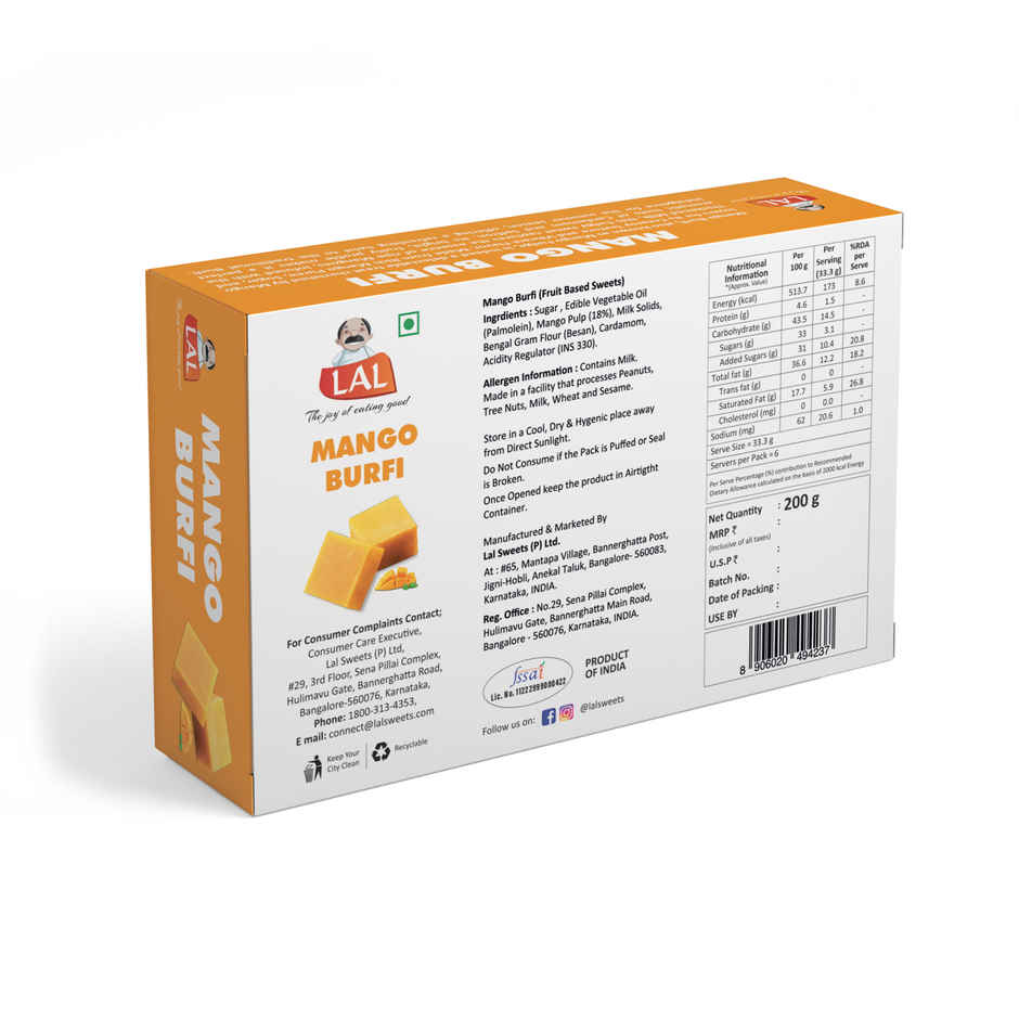 Lal Mango Burfi