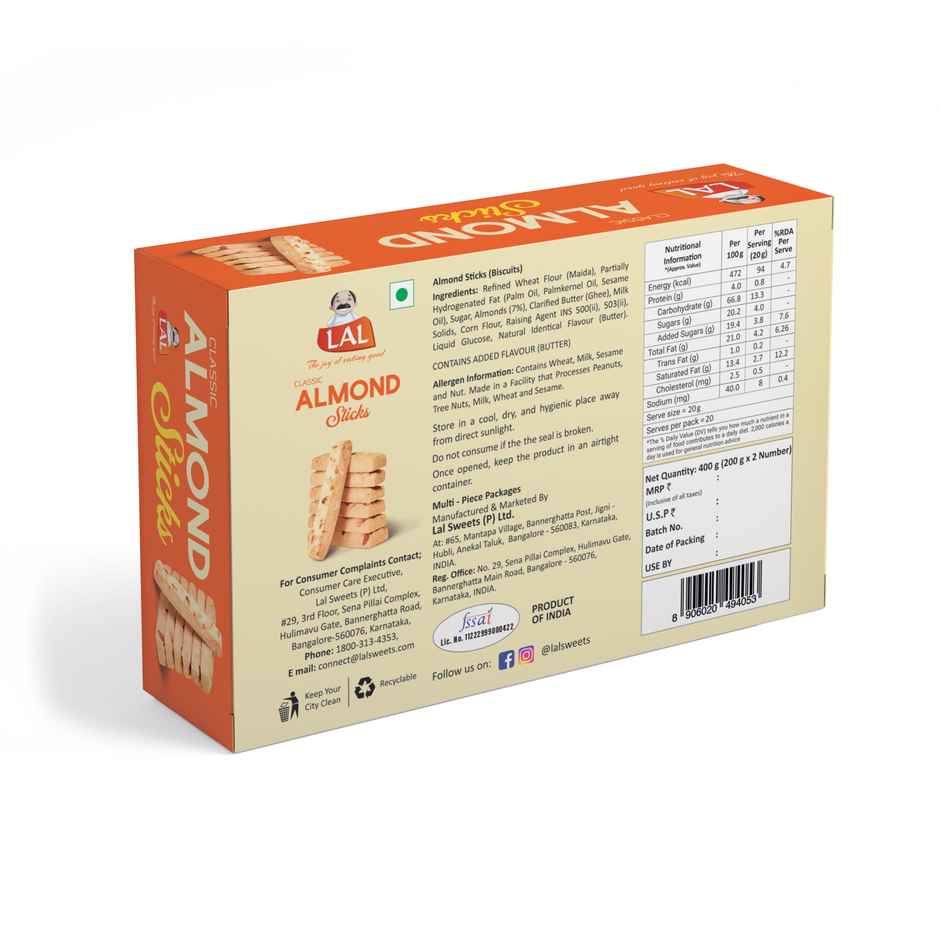 Lal Almond Sticks Classic