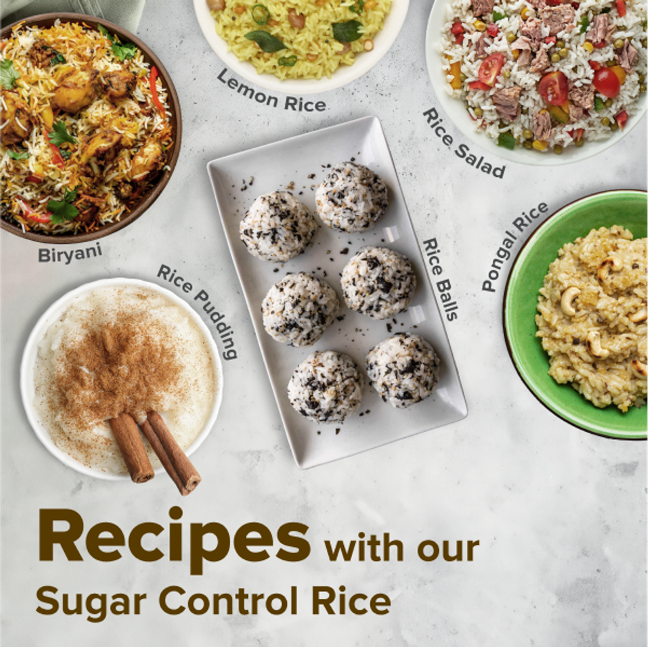 Sugar.fit Sugar Control Rice, Low GI Telangana Sona Masoori Rice for Diabetic Care