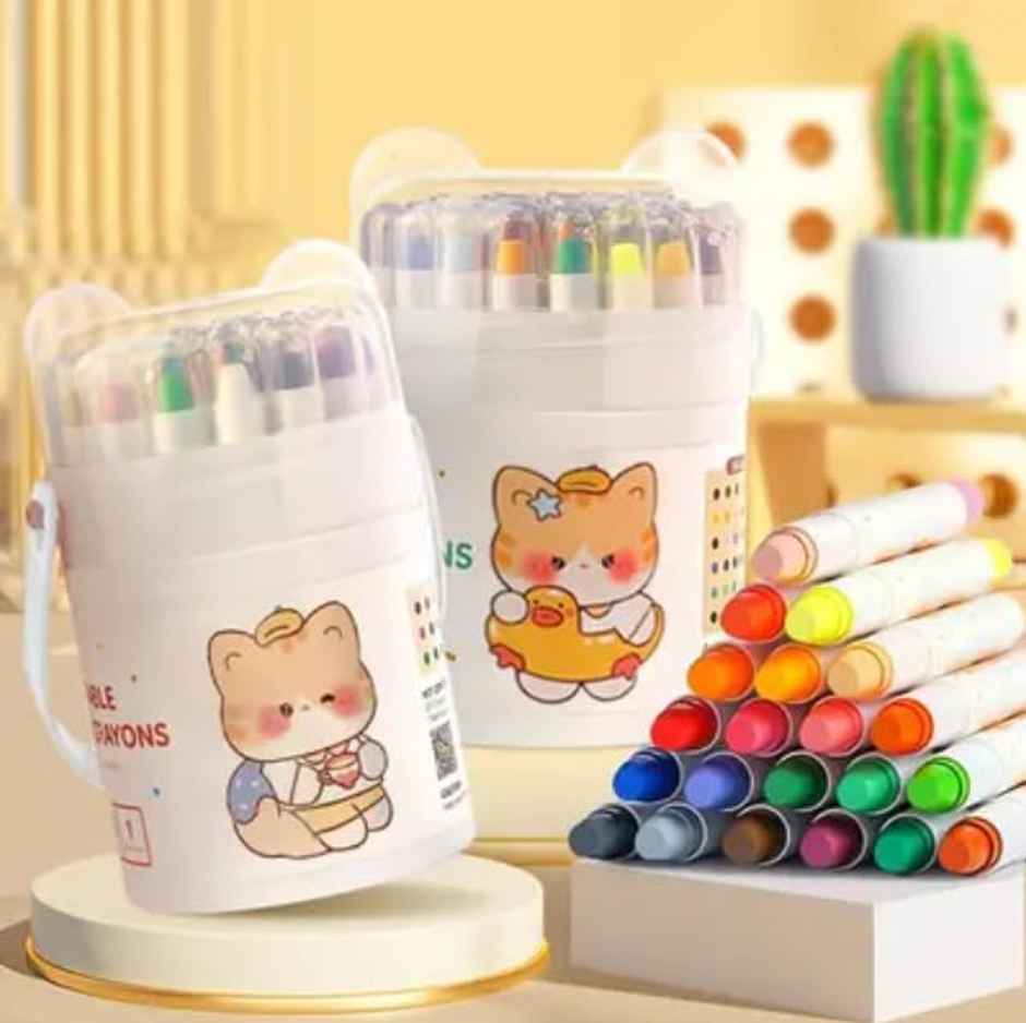 Fablue 24 Color Twist Crayons Multicolor