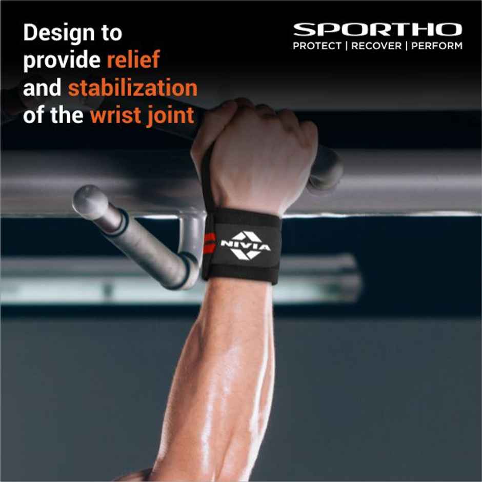 Nivia Weight Lifting Neoprene Wrist Support | Medium