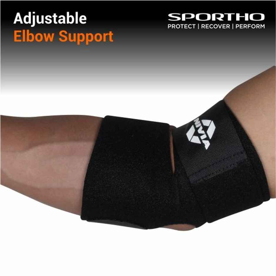 Nivia Orthopedic Basic Elbow Support (RB-23) | Free Size