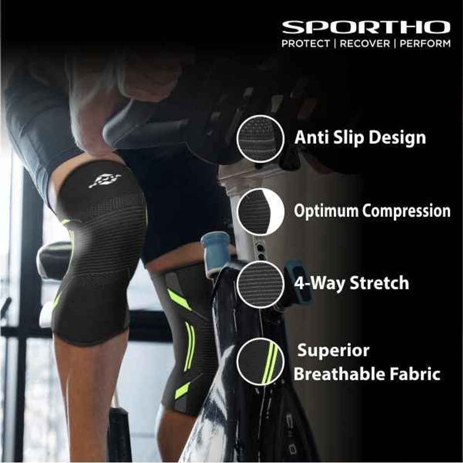 Nivia Knitted Knee Support - Medium