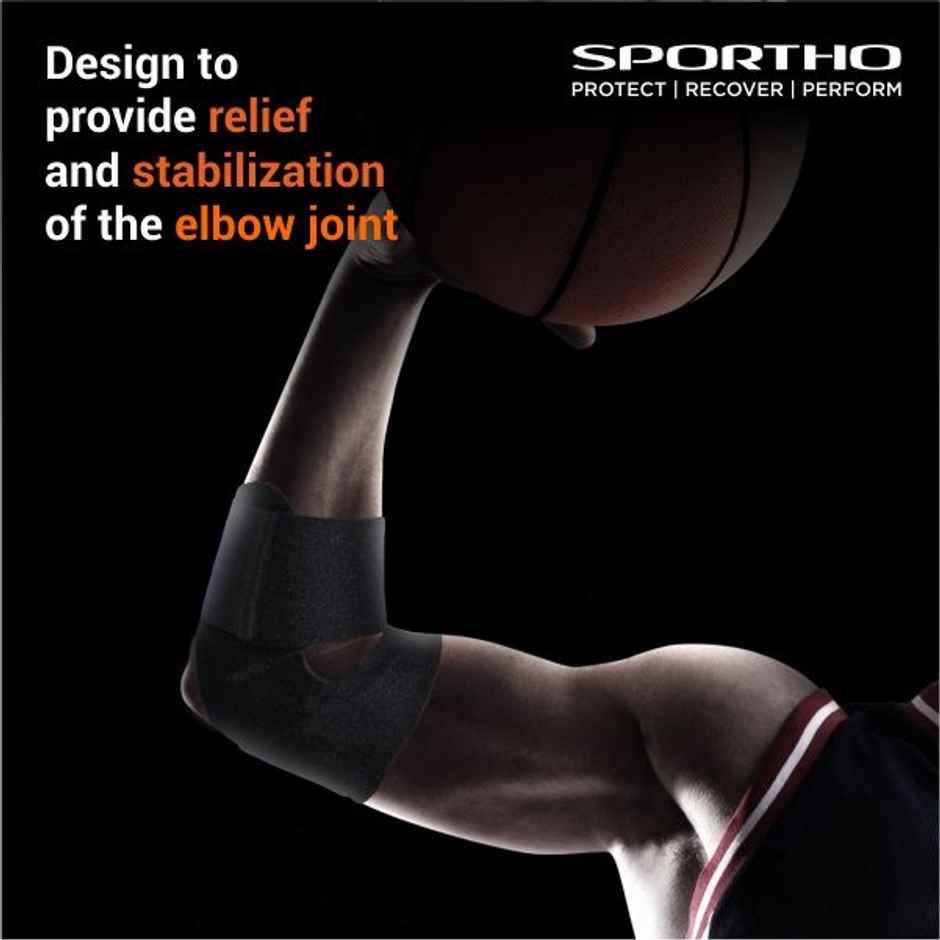 Nivia Orthopedic Basic Elbow Support (RB-23) | Free Size