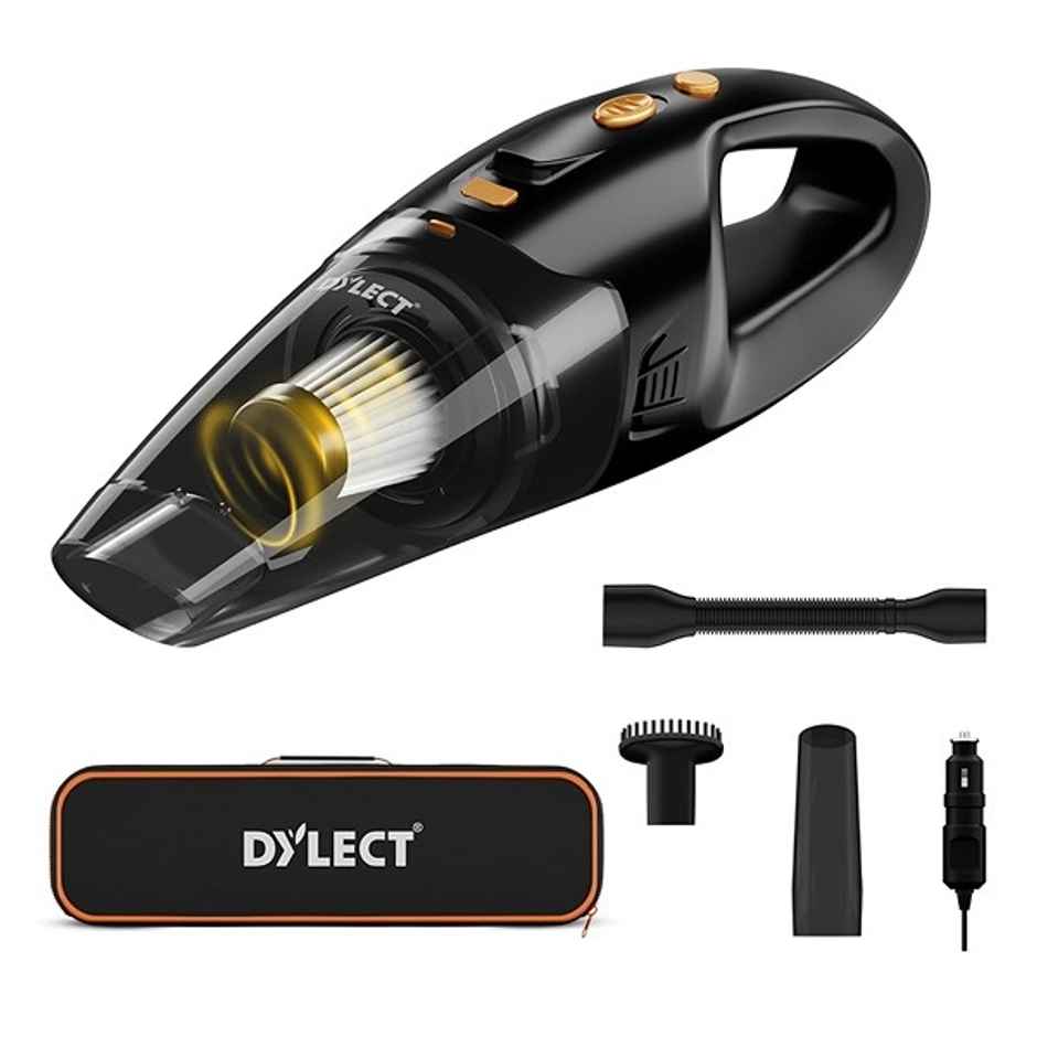 Dylect Sweep 200 Car Vacuum Cleaner | 100W | 4500Pa Suction | HEPA Filter | Copper Motor