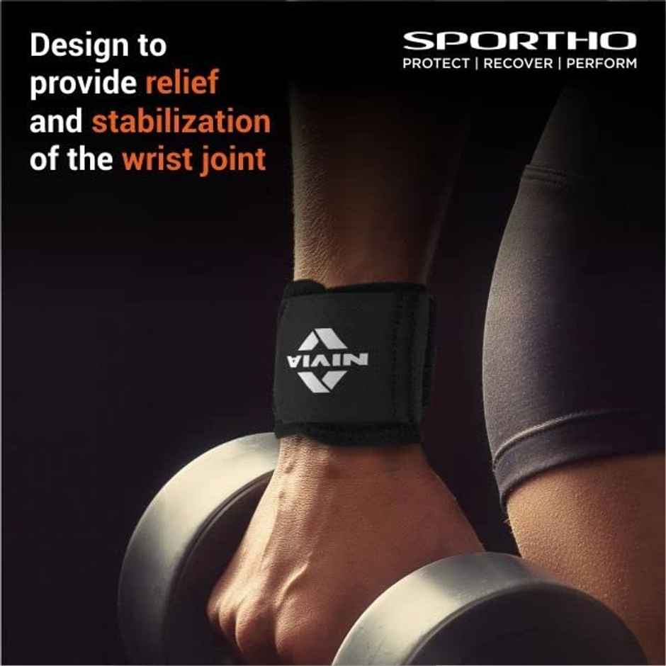 Nivia Wrist Support - Black